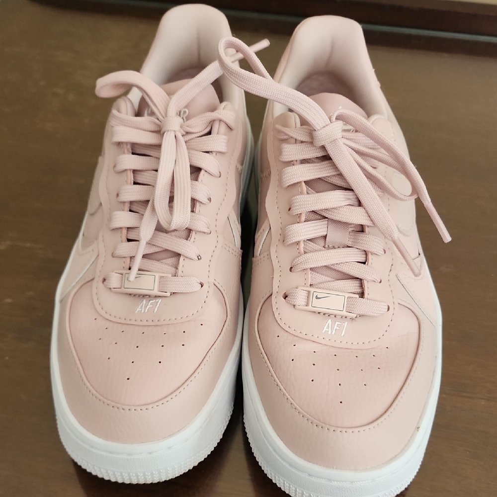 Nike Women's Pink Air Force 1's Sneakers